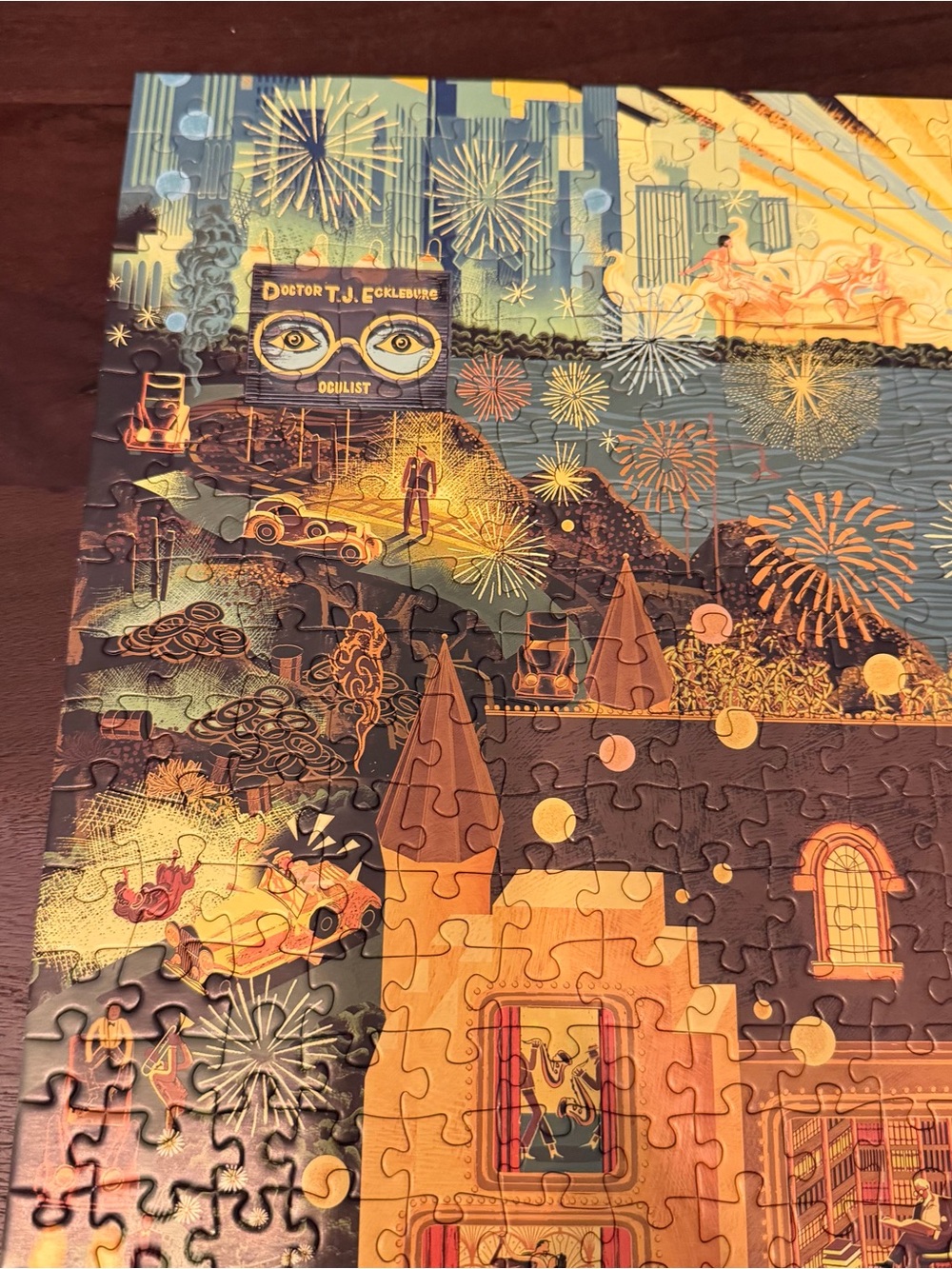 The World of The Great Gatsby 1000 Pieces Puzzle Adam Simpson Laurence King - Picture 2 of 12